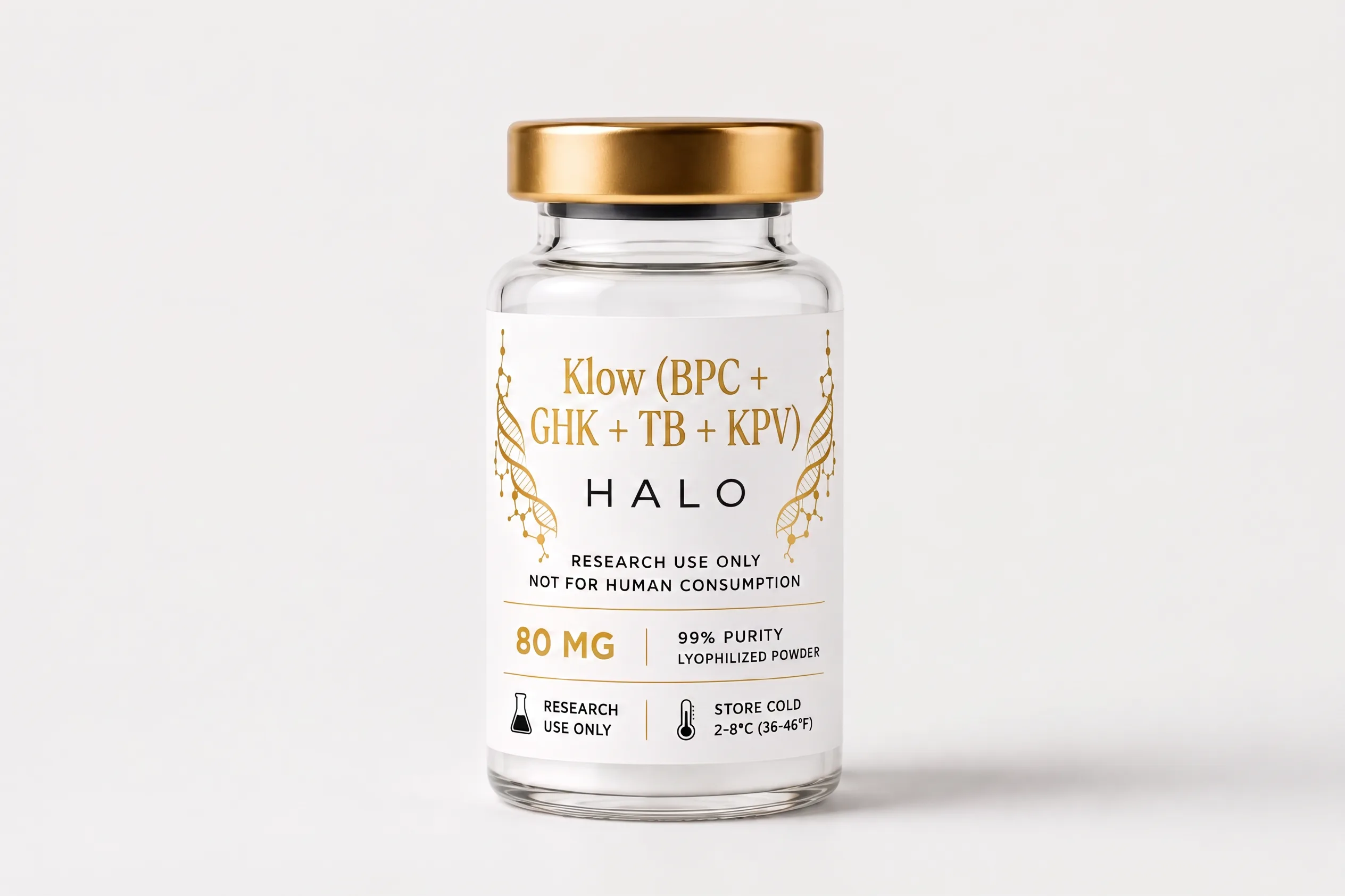 KLOW Blend (BPC-157 + GHK-Cu + TB-500 + KPV)